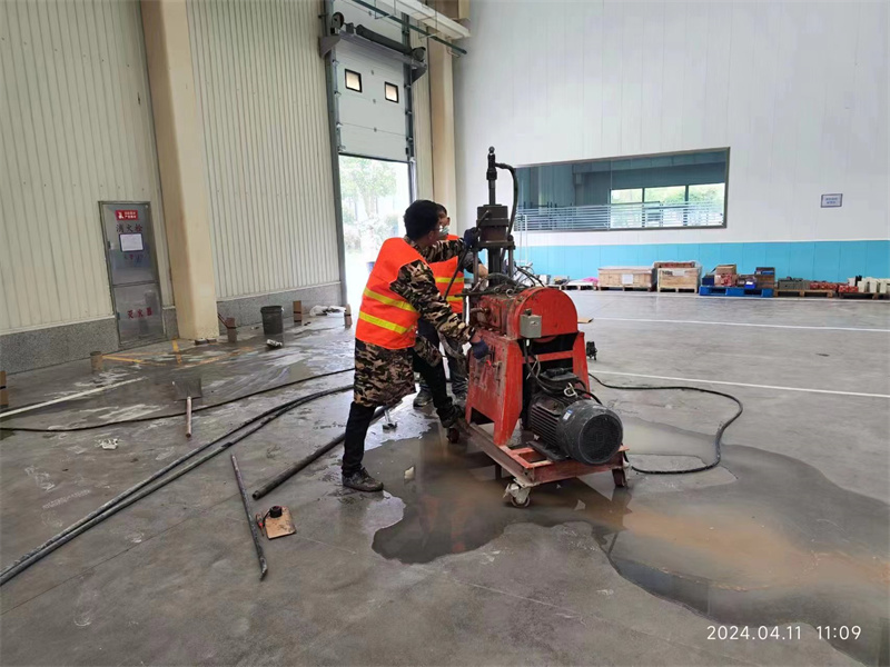 陆河厂房地面下沉塌陷注浆加固施工